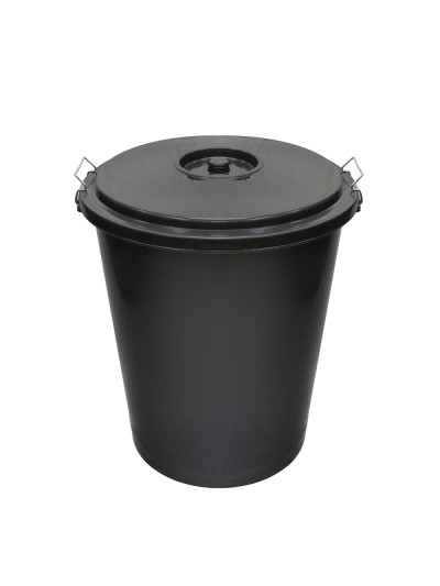 Cubo Basura Plastico Comunidad Con Tapa   50 Litros