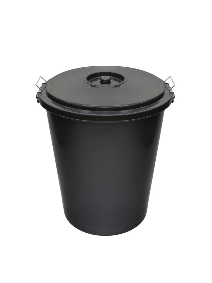 Cubo Basura Plastico Comunidad Con Tapa   50 Litros