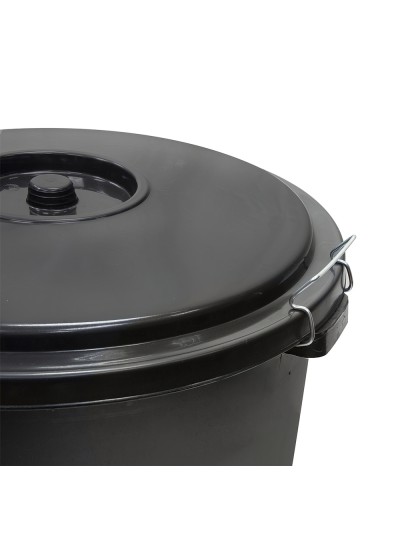 Cubo Basura Plastico Comunidad Con Tapa   50 Litros