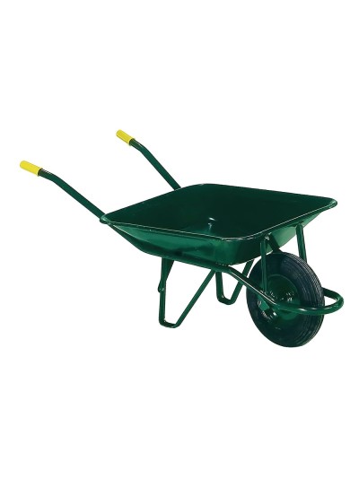 Carretilla Obra Verde Metálica Desmontada