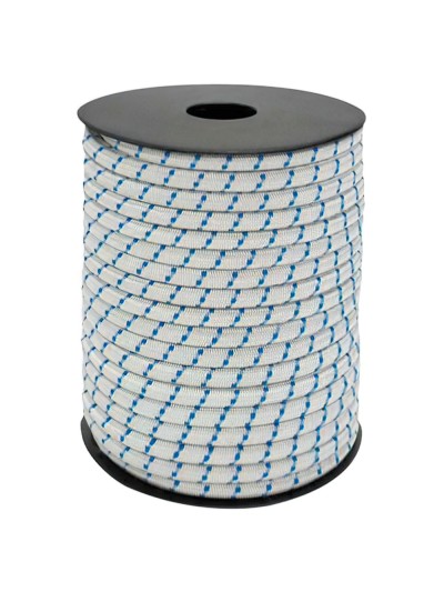 Cuerda Elástica Forrada    6 mm. Rollo de 100 metros