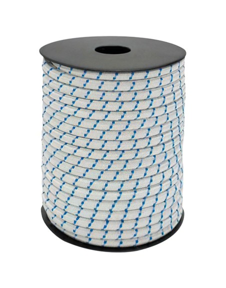 Cuerda Elástica Forrada    6 mm. Rollo de 100 metros