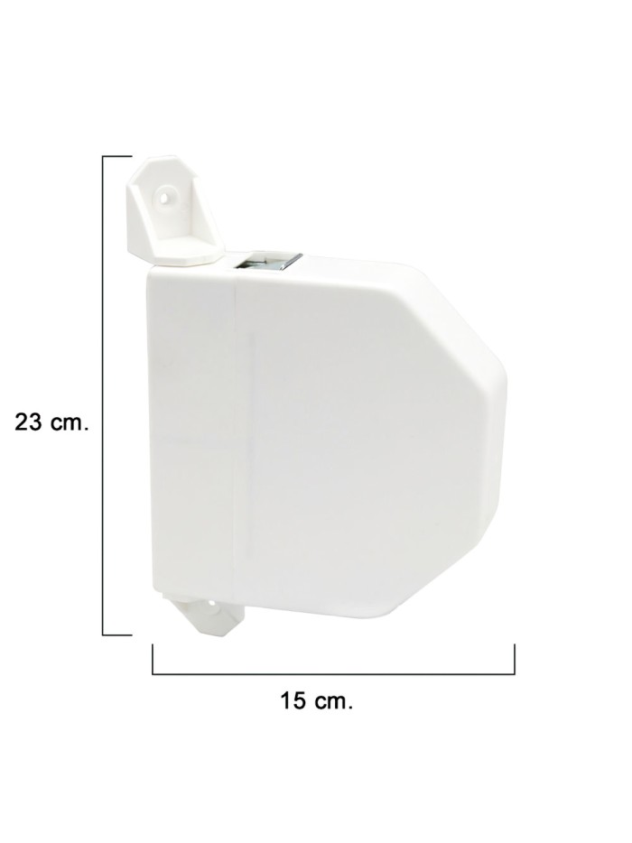 Recogedor Persiana Abatible Blanco Cinta 22 mm.