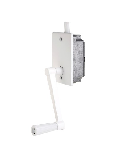 Torno Elevacion Persiana Empotrar Blanco