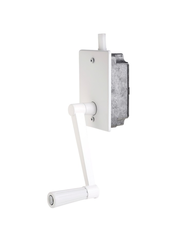 Torno Elevacion Persiana Empotrar Blanco