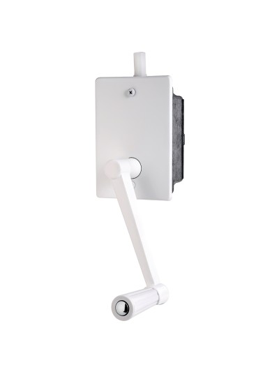 Torno Elevacion Persiana Empotrar Blanco