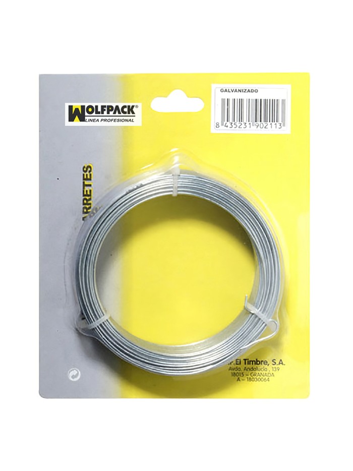 Alambre Galvanizado 0,90mm / 4 (Rollo 50 metros)