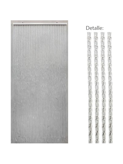 Cortina Puerta 90 Tiras PVC 90x200 cm.