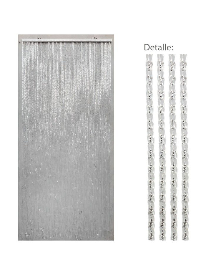 Cortina Puerta 90 Tiras PVC 90x200 cm.