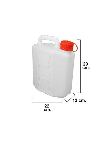 Bidon Garrafa Plastico Alimentario   5 Litros
