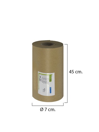 Papel Kraft 45 / 50 Gramos Rollo 45 cm. x 45 Metros