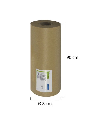 Papel Kraft 45 / 50 Gramos Rollo 90 cm. x 45 Metros