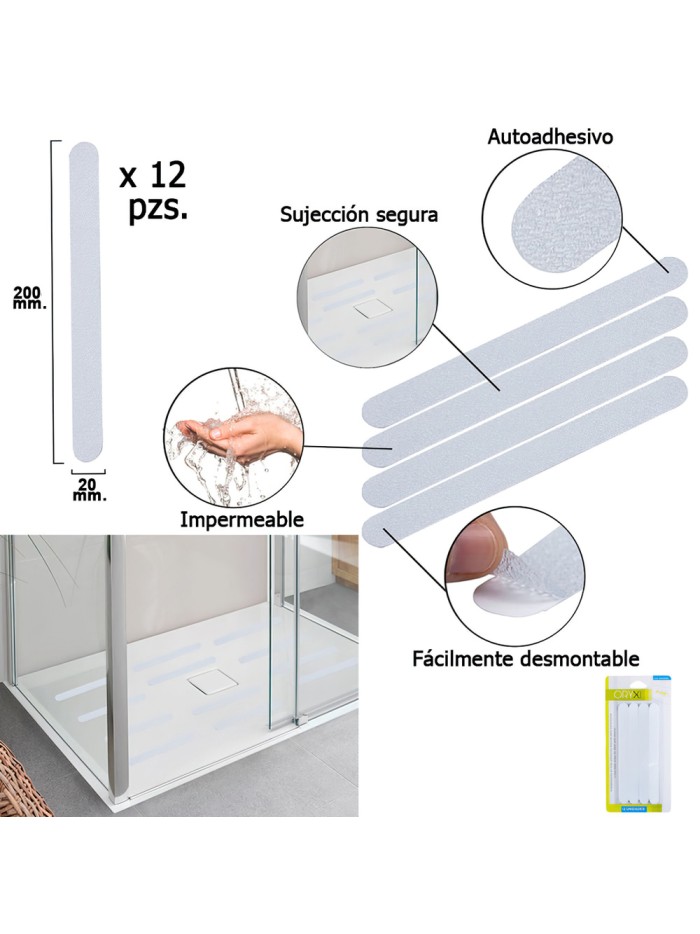 Tiras Antideslizante Adhesivas Para Baños / Duchas