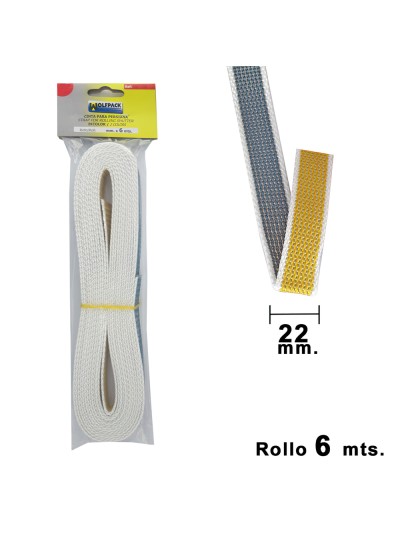 Cinta Persiana Wolfpack Bicolor 22 mm. Rollo 6 metros