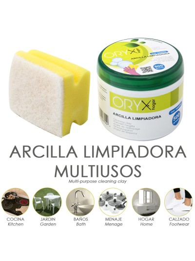 Arcilla Limpiadora Multiusos Tarro 500 gramos.