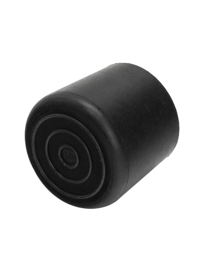 Taco Goma Andador Negro Ø 22mm Con Arandela Interior Bolsa 50 Unidades