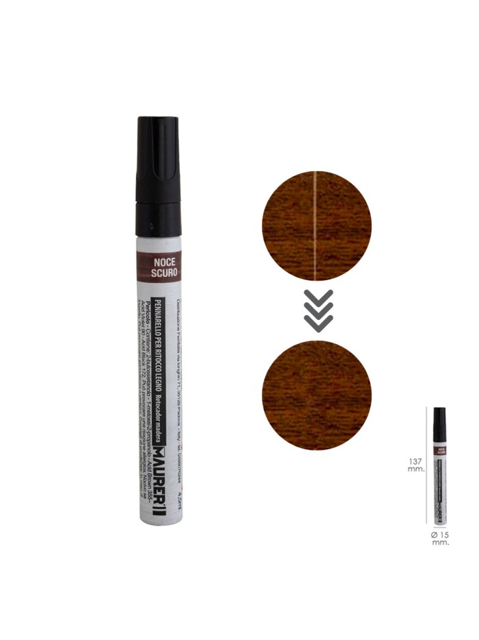 Rotulador Profesional Retoque Madera Color Nogal Oscuro Rotulador Profesional Retoque Madera Color Nogal Oscuro