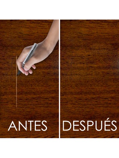 Rotulador Profesional Retoque Madera Color Nogal Oscuro