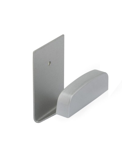 Colgador Percha Adhesivo Acero Inoxidable Color Gris