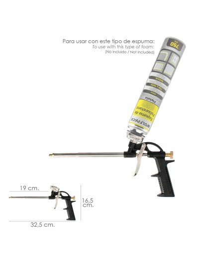 Pistola Aplicadora Espuma Poliuretano Regulable