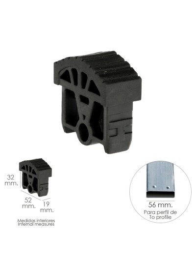 Contera Para Escalera Pronor 2 Tramos Con 8+8 Peldaños ( Perfil 55 mm.)