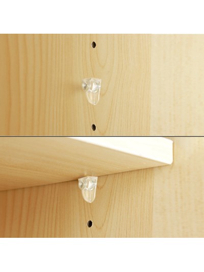 Soporte de Plastico Con Anclaje Metalico 5 Ø mm. Para Estanterias / Estantes (Caja 100 Unidades)