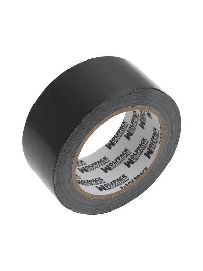 Cinta Americana "Muscle" Color Negro 48 mm. x 25 mertos. Super Resistente, Sellar, Reparar, Unir, Fijar, Sujetar, Empaquetar.