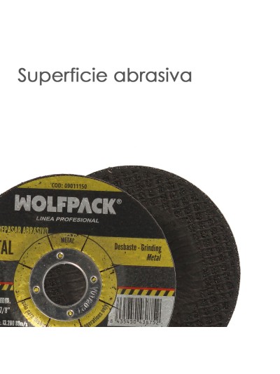 Disco Repasar Abrasivo Ø 115 x Ø 22 mm. Espesor 6,4 mm. Disco Radial / Amoladora Universal Compatible Con Todas Las Amoladoras