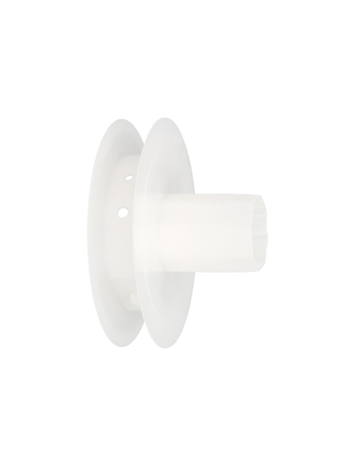 Disco Plastico Compacto Para Persianas. Rodamieto 120x40 mm. Para cintas hasta 20 mm.