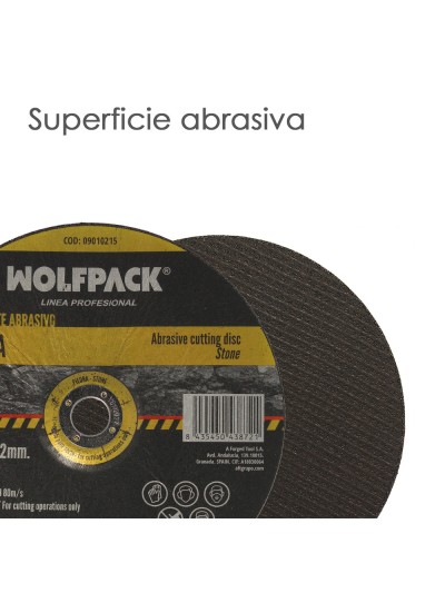 Disco Corte Abrasivo Piedra Ø 230 x Ø 22 mm. Espesor 3,2 mm. Disco Radial / Amoladora Universal Con Todas Las Amoladoras.