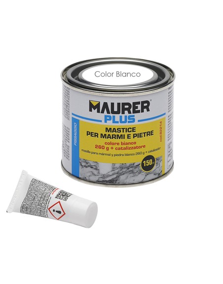 Masilla Para Marmol / Piedra 150 ml. Color Blanca