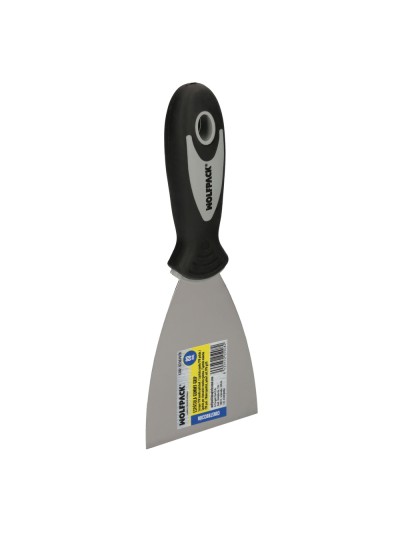 Espatula Mango Gummy Grip Hoja 80 mm. Espatula Yeso, Espatula Pintor, Espatula Masillas, Espatula Pladur, etc.