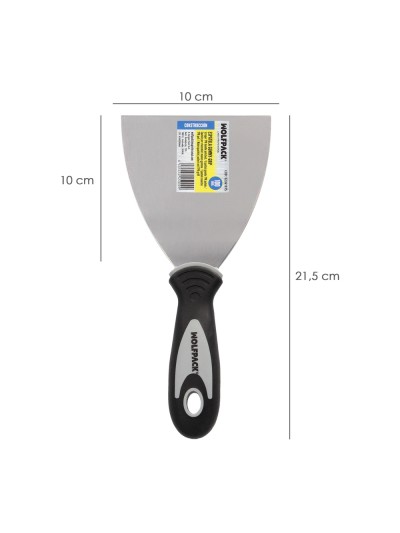 Espatula Mango Gummy Grip Hoja 100 mm. Espatula Yeso, Espatula Pintor, Espatula Masillas, Espatula Pladur, etc.