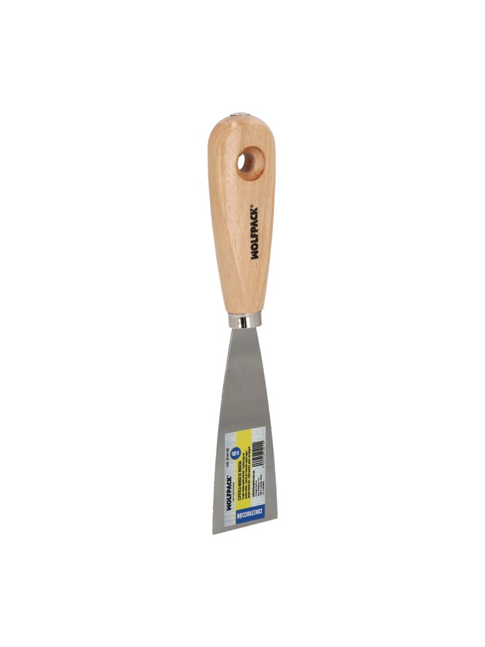 Espatula Mango Madera Hoja Acero 40 mm. Espatula Yeso, Espatula Pintor, Espatula Masillas, Espatula Pladur, etc.