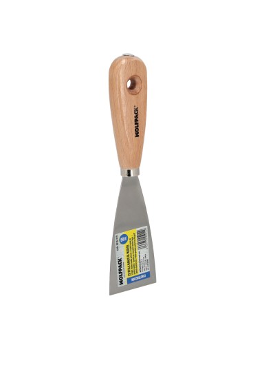 Espatula Mango Madera Hoja Acero 50 mm. Espatula Yeso, Espatula Pintor, Espatula Masillas, Espatula Pladur, etc.