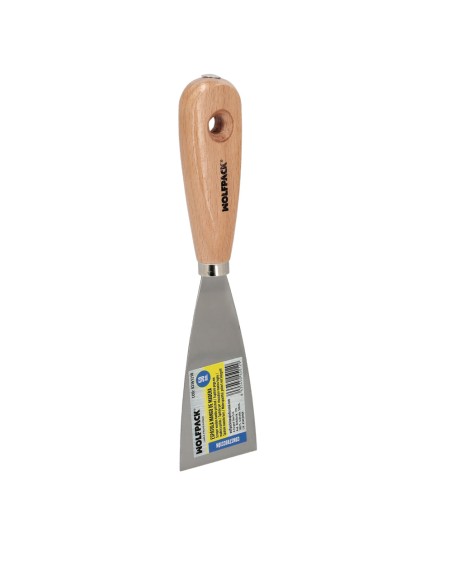 Espatula Mango Madera Hoja Acero 50 mm. Espatula Yeso, Espatula Pintor, Espatula Masillas, Espatula Pladur, etc.