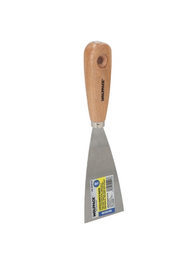 Espatula Mango Madera Hoja Acero 60 mm. Espatula Yeso, Espatula Pintor, Espatula Masillas, Espatula Pladur, etc.