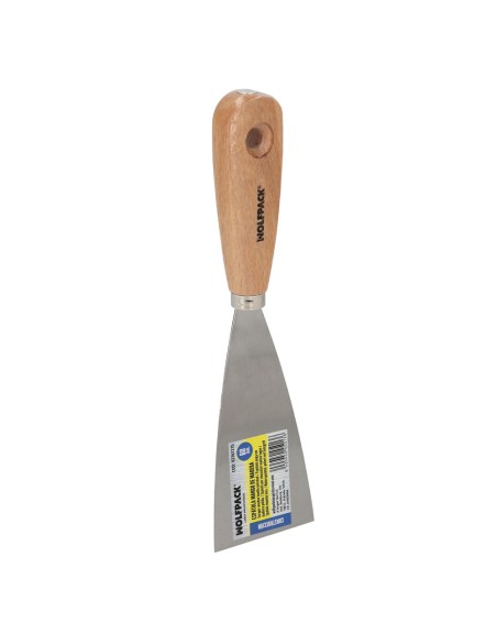 Espatula Mango Madera Hoja Acero 60 mm. Espatula Yeso, Espatula Pintor, Espatula Masillas, Espatula Pladur, etc.