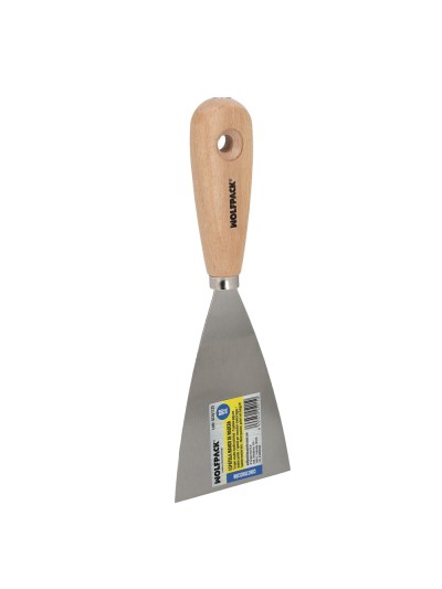 Espatula Mango Madera Hoja Acero 80 mm. Espatula Yeso, Espatula Pintor, Espatula Masillas, Espatula Pladur, etc.