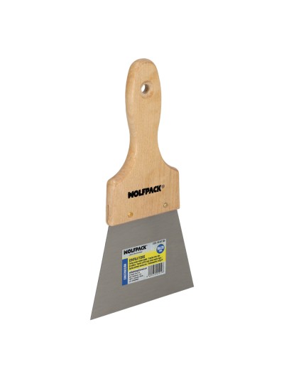 Espatula Techos Mango Madera Hoja Acero 90 x 120 mm. Espatula Yeso, Espatula Pintor, Espatula Masillas, Espatula Pladur, etc.