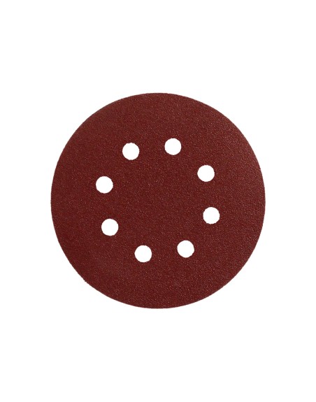 Lija recambio velcro disco Ø 125 mm. con agujeros grano 240 (10 Piezas)