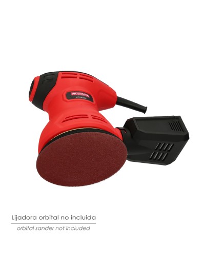 Lija Recambio Velcro Disco Ø 125 mm. con Agujeros Grano  80 (10 Piezas)