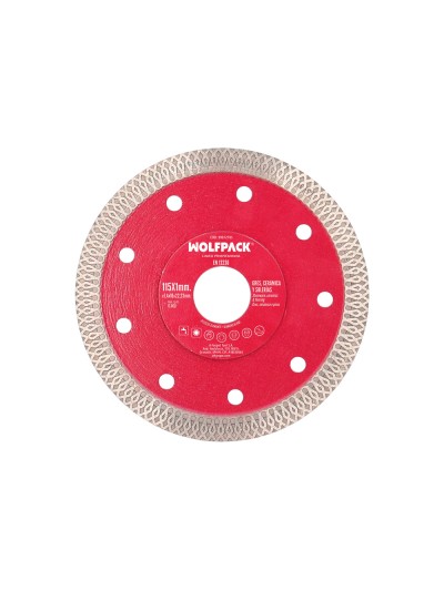 Disco Diamante Ø 115 mm. Porcelanicos, Gres, Ceramica, Solerias. Segmento Diamantado 10 mm.
