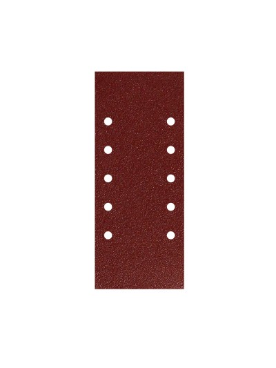 Lija Recambio Con Velcro 115x280 mm. con Agujeros Grano  120 (10 Piezas)