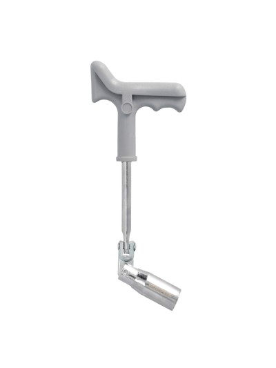 Llave Bujias Articulada 21 mm. Con Mango T