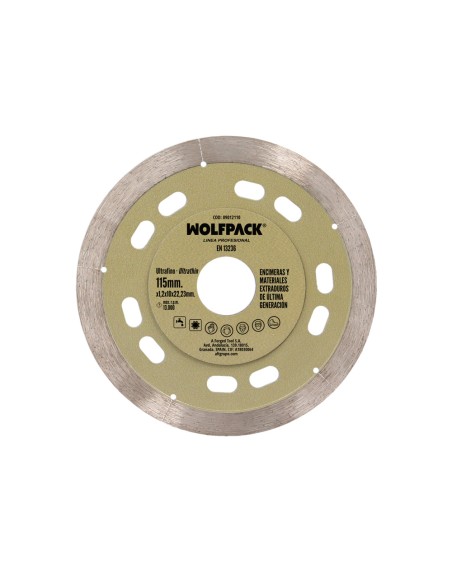 Disco Diamante Ø 115 mm. Materiales de Ultima Generación. Segmento de 10 mm.