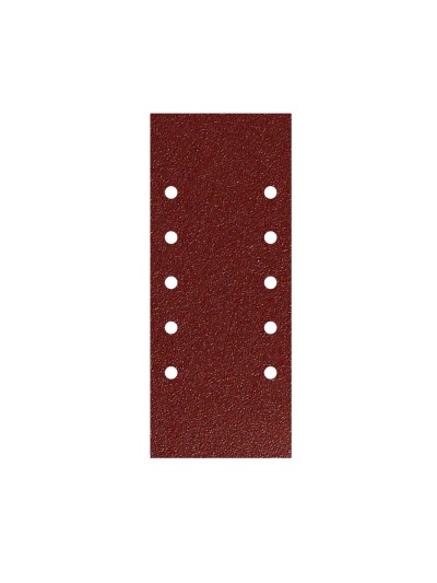 Lija Recambio Con Velcro 115x280 mm. con Agujeros Grano  80 (10 Piezas)