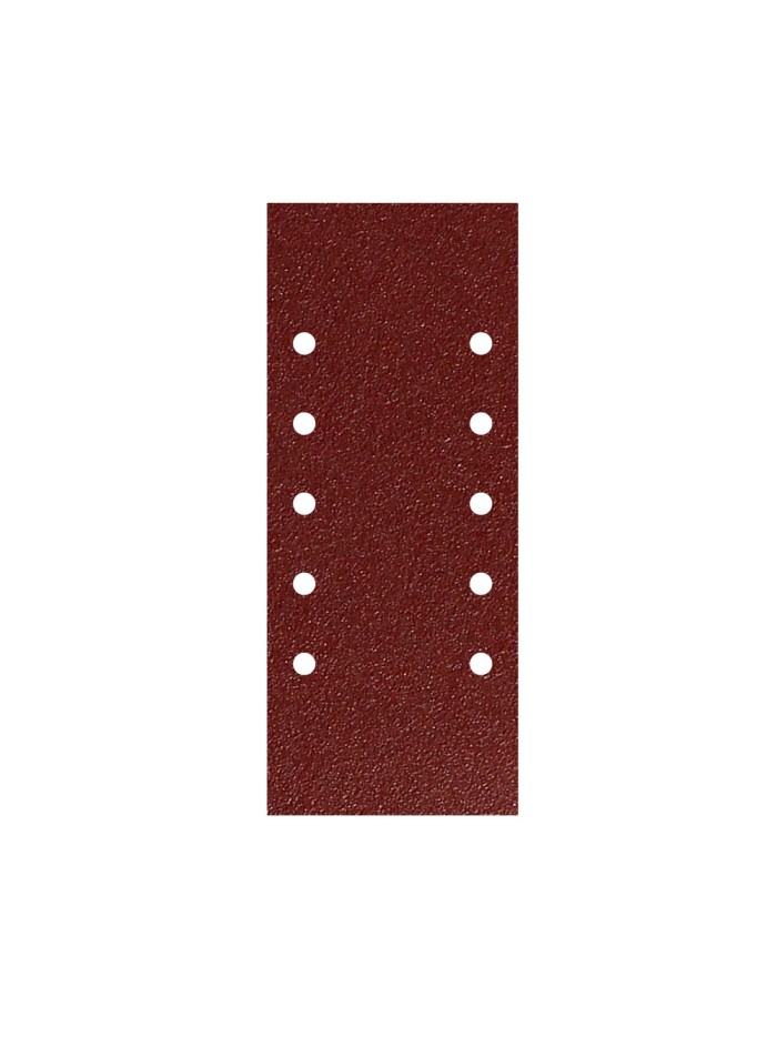 Lija Recambio Con Velcro 115x280 mm. con Agujeros Grano  80 (10 Piezas)
