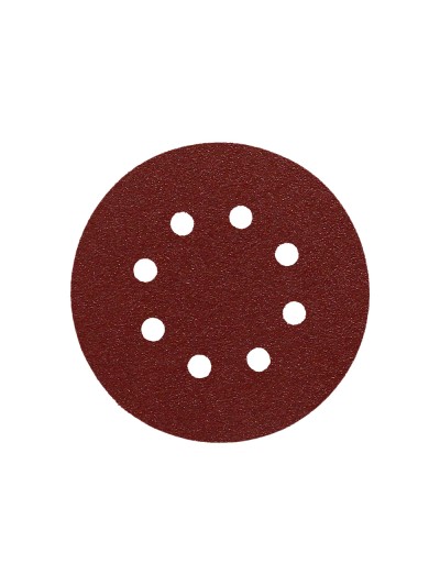 Lija Recambio Velcro Disco Ø 125 mm. Con Agujeros Grano 120 (10 Piezas)