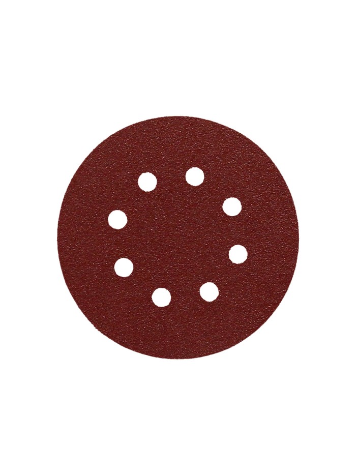 Lija Recambio Velcro Disco Ø 125 mm. Con Agujeros Grano 120 (10 Piezas)